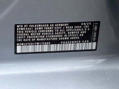 2026 Volkswagen Golf GTI 2.0T S