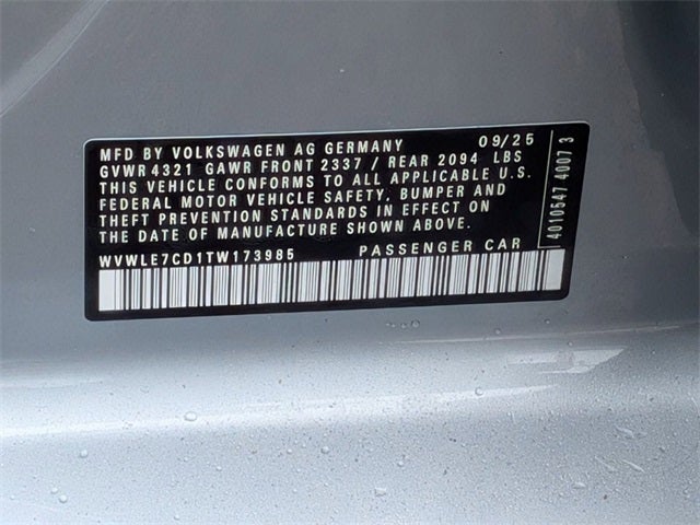 2026 Volkswagen Golf GTI 2.0T S