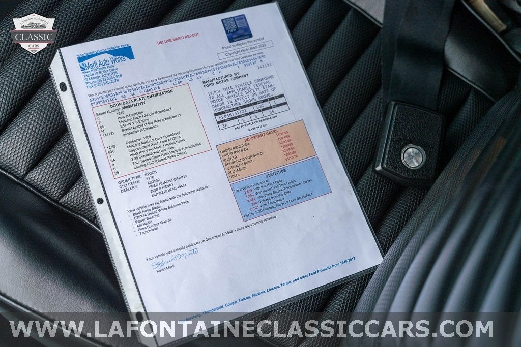 1970 Ford Mustang Mach 1