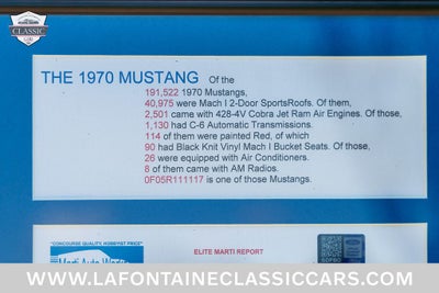 1970 Ford Mustang Mach 1