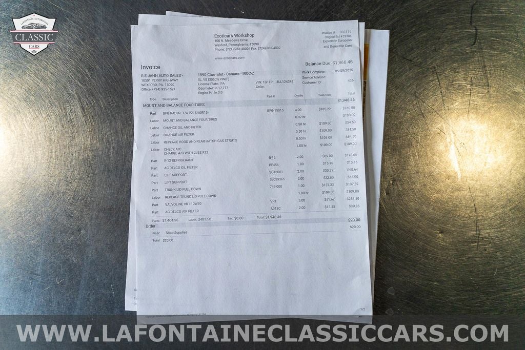 1990 Chevrolet Camaro IROC-Z