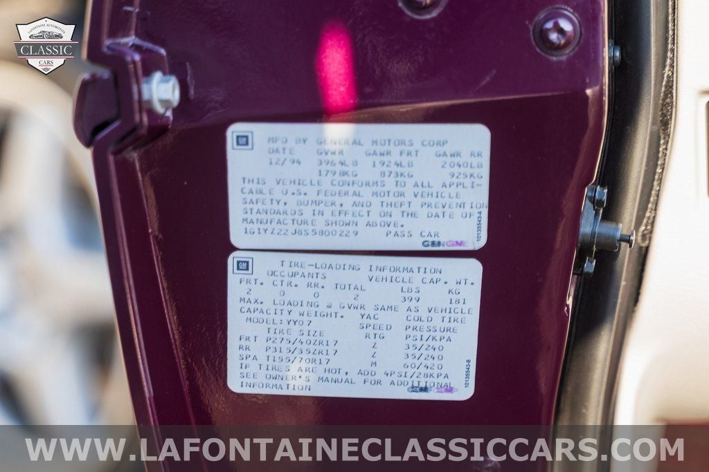 1995 Chevrolet Corvette ZR1