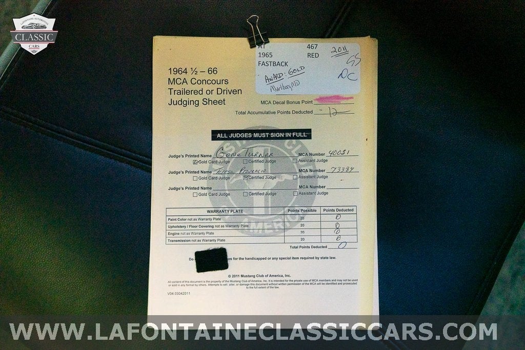 1965 Ford Mustang K-Code