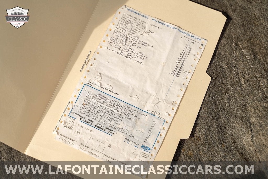 1976 Ford Thunderbird Base