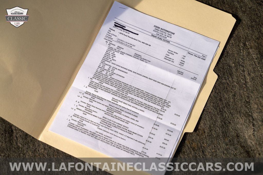 1976 Ford Thunderbird Base