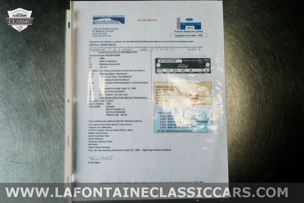 1969 Ford Mustang Mach 1