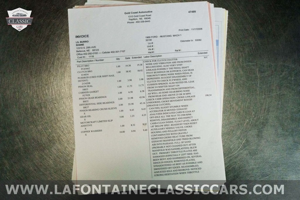 1969 Ford Mustang Mach 1