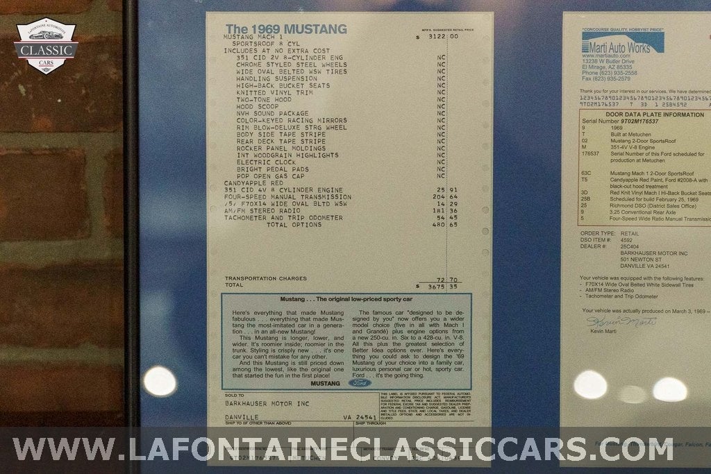 1969 Ford Mustang Mach 1