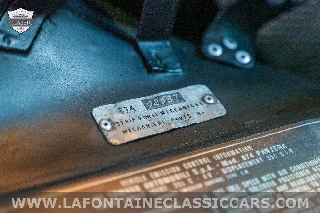 1972 DeTomaso Pantera Base