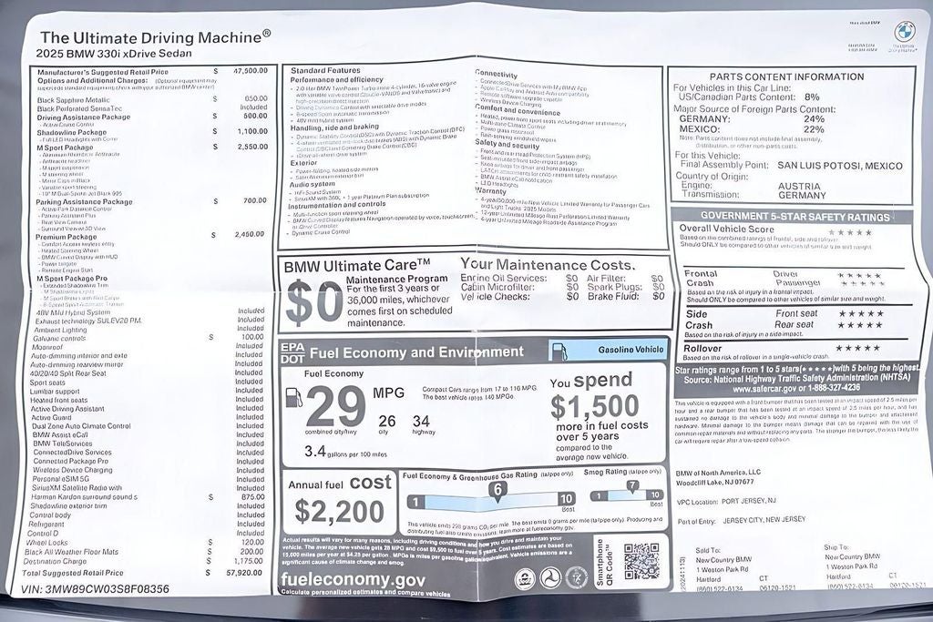 2025 BMW 3 Series 330i xDrive