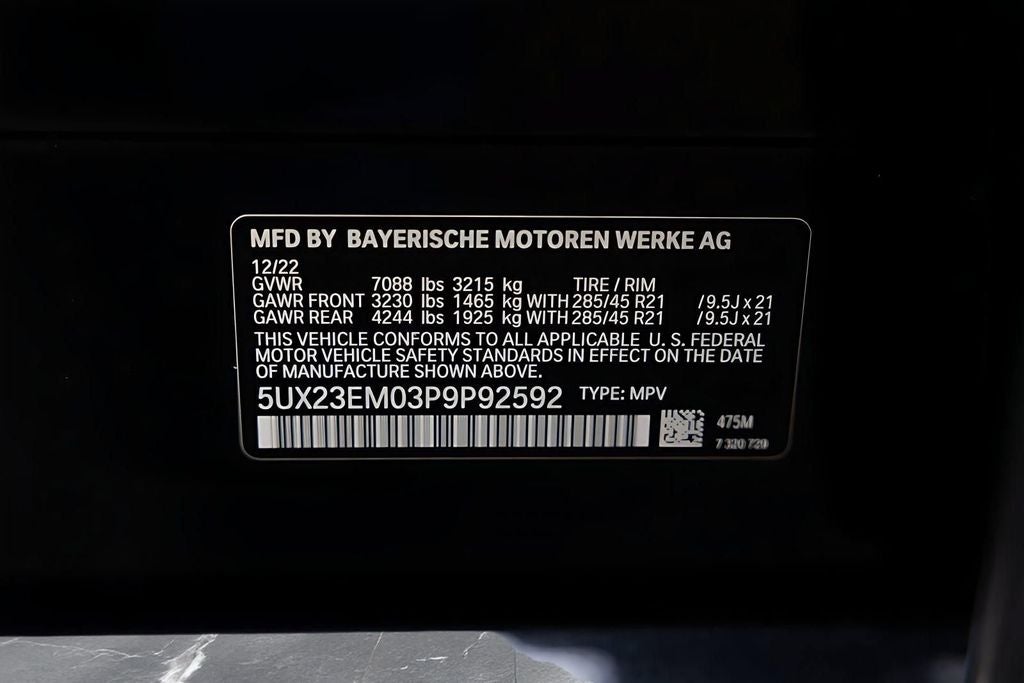 2023 BMW X7 xDrive40i