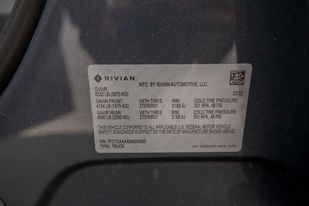 2022 Rivian R1T Adventure