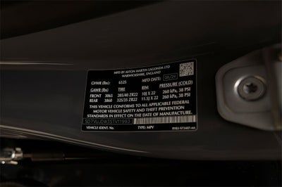 2025 Aston Martin DBX 707