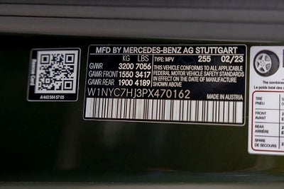 2023 Mercedes-Benz G-Class G 63 AMG® 4MATIC®