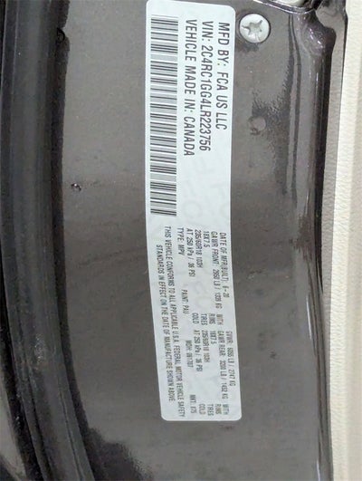 2020 Chrysler Pacifica Limited