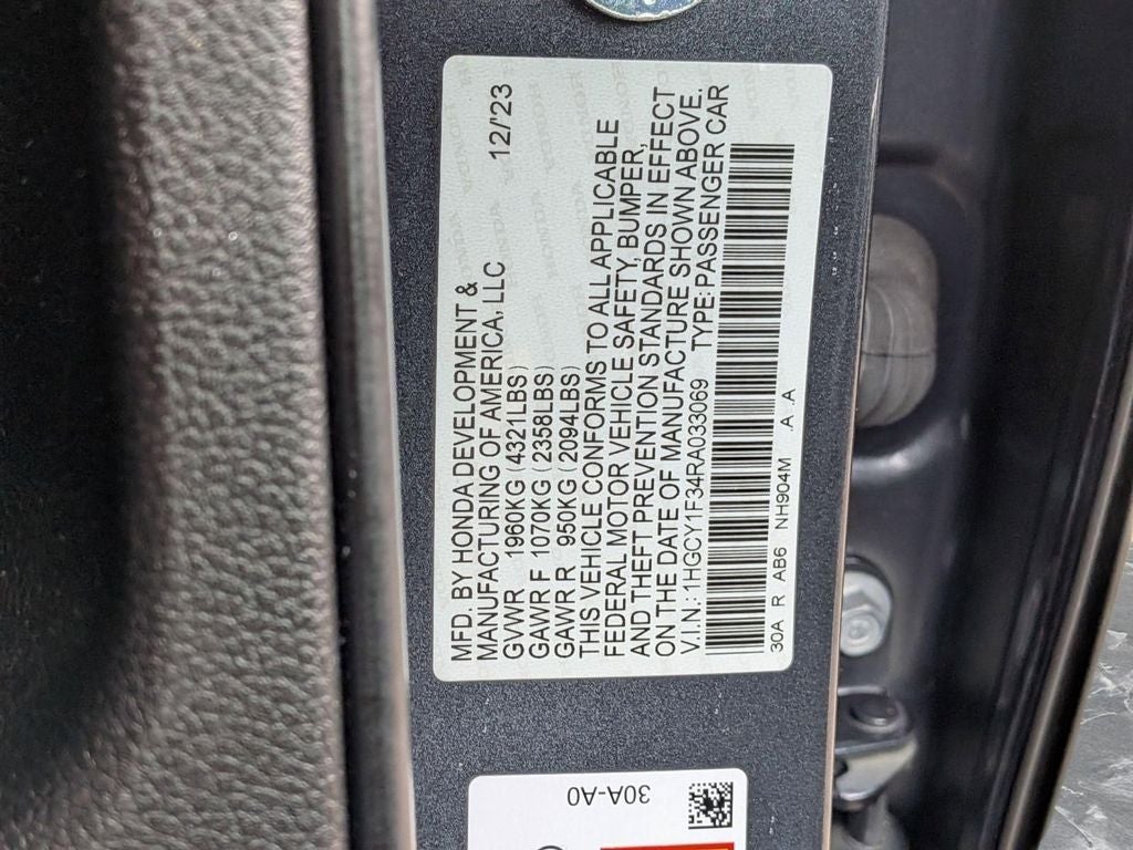 2024 Honda Accord EX