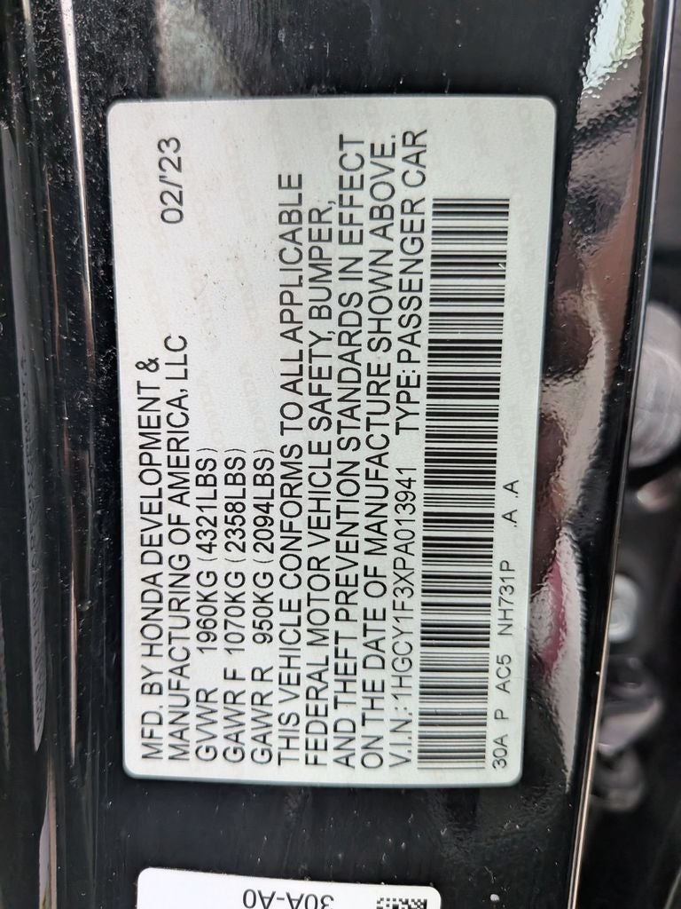 2023 Honda Accord EX