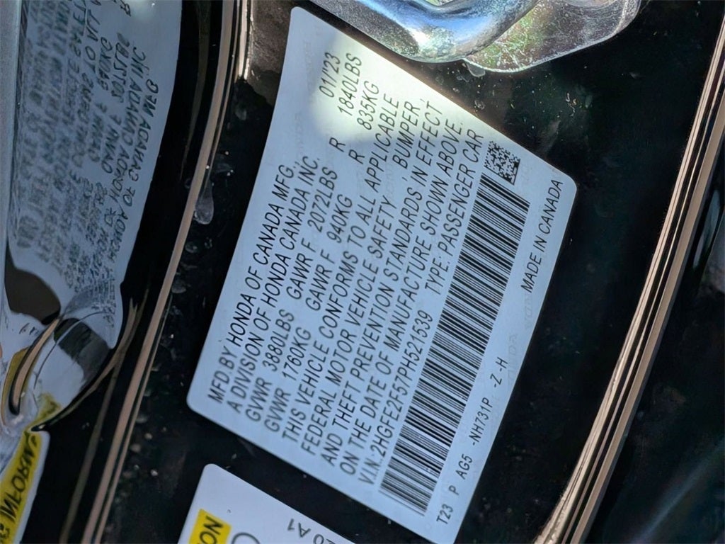 2023 Honda Civic Sport