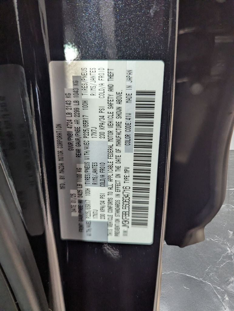 2025 Mazda Mazda CX-5 2.5 S Select Package