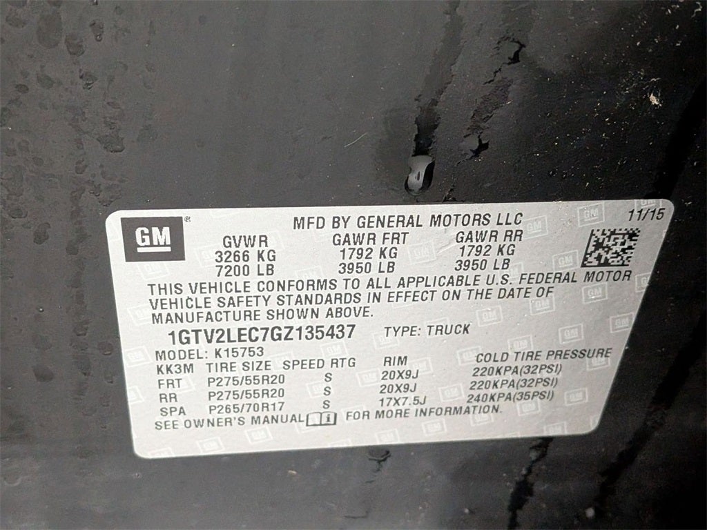 2016 GMC Sierra 1500 Base