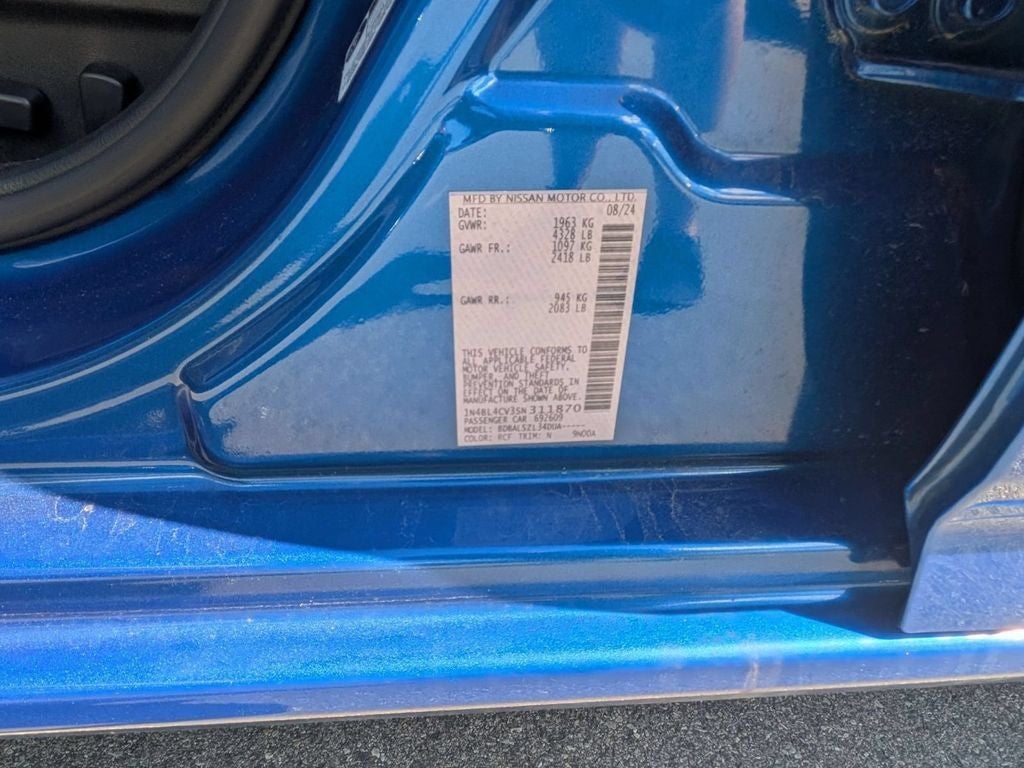 2025 Nissan Altima 2.5 SR