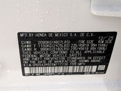 2025 Acura ADX A-Spec Package