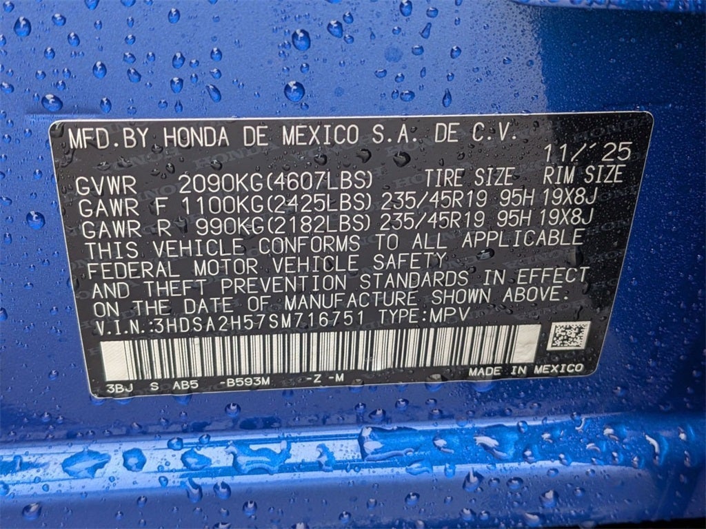 2025 Acura ADX A-Spec Package