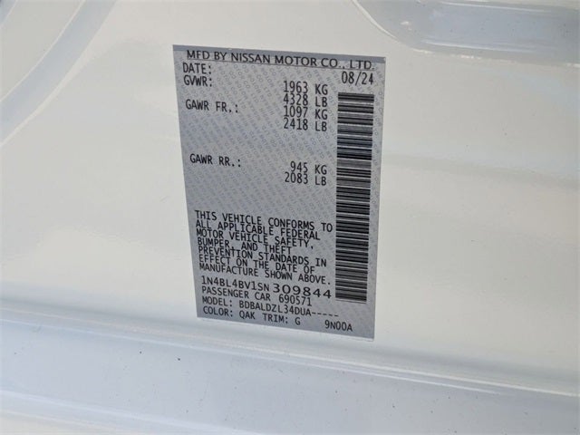 2025 Nissan Altima 2.5 S