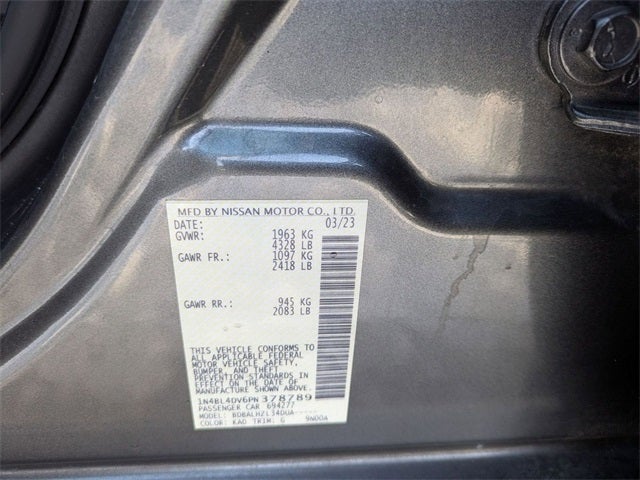 2023 Nissan Altima 2.5 SV