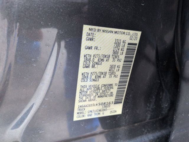 2020 Nissan Titan PRO-4X