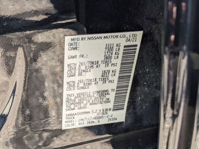 2021 Nissan Titan SV