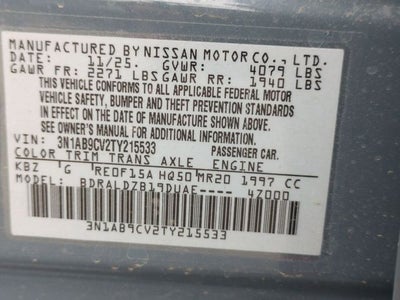 2026 Nissan Sentra SV