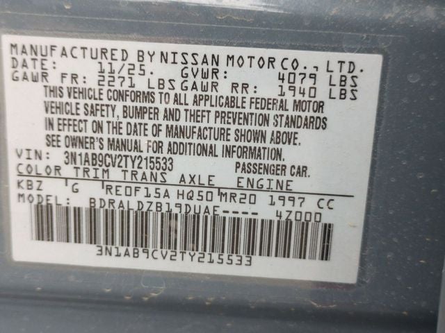 2026 Nissan Sentra SV