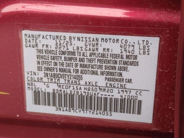 2026 Nissan Sentra SV