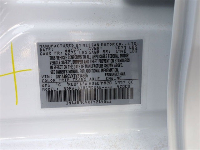 2026 Nissan Sentra SV