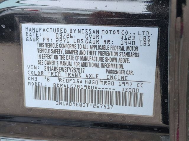 2026 Nissan Sentra SL
