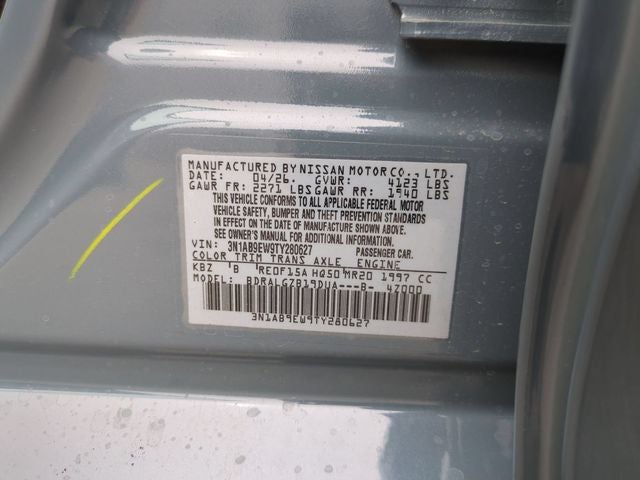2026 Nissan Sentra SL