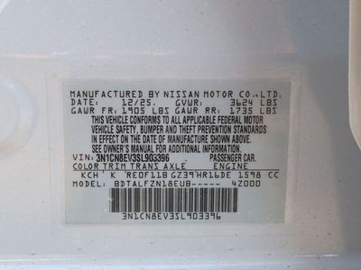 2025 Nissan Versa 1.6 SV