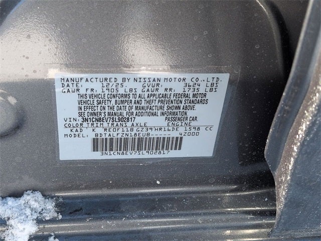 2025 Nissan Versa 1.6 SV