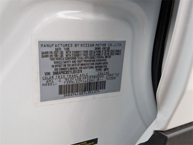 2026 Nissan Kicks SV