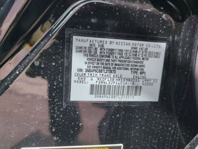 2026 Nissan Kicks SV