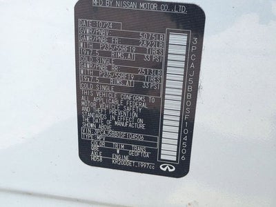 2025 INFINITI QX50 LUXE