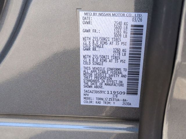 2026 Nissan Murano Platinum