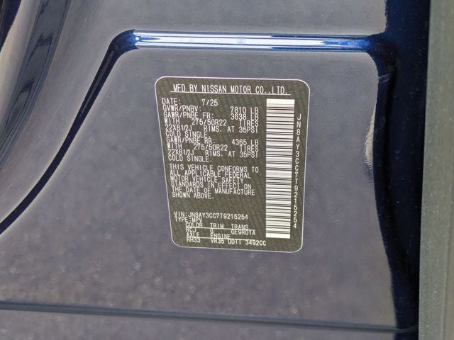 2026 Nissan Armada Platinum Reserve