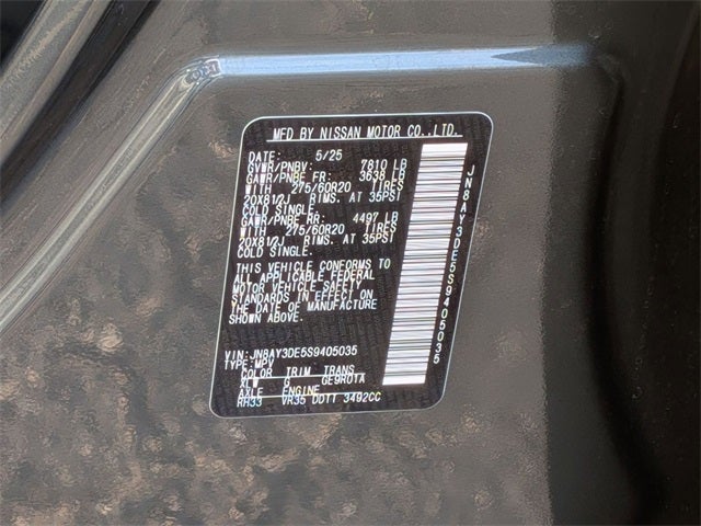 2025 Nissan Armada PRO-4X