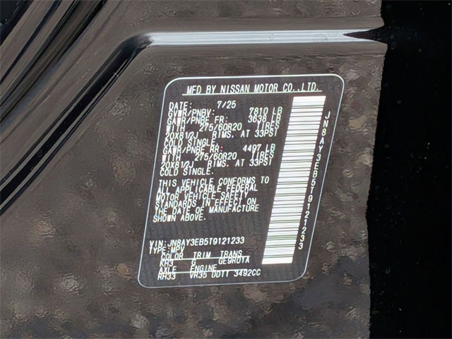 2026 Nissan Armada Platinum