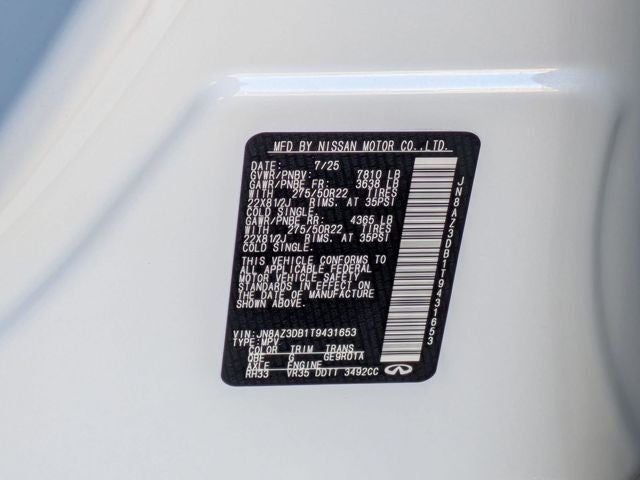 2026 INFINITI QX80 SPORT