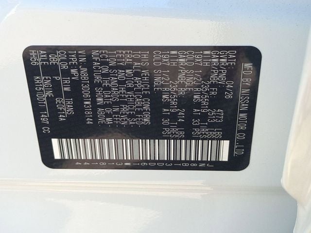 2026 Nissan Rogue Platinum