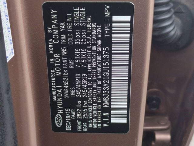 2016 Hyundai Tucson Limited