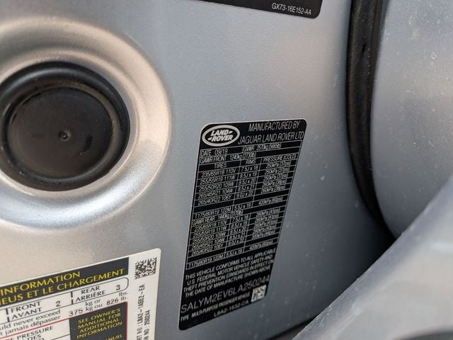 2020 Land Rover Range Rover Velar HSE R-Dynamic